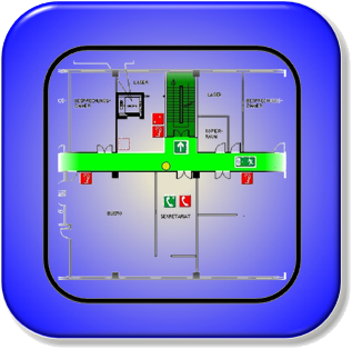 Brand­schutz Erstellung von Flucht- und Rettungsplänen sowie Feuerwehreinsatzplänen
